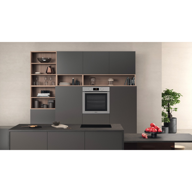 Hotpoint SA4544CIX 59.5cm Built In Electric Single Oven - Silver