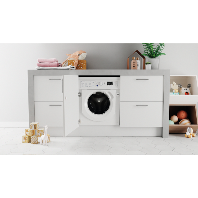 Indesit BIWDIL75148UK 7kg/5kg 1400 Spin Washer Dryer - White