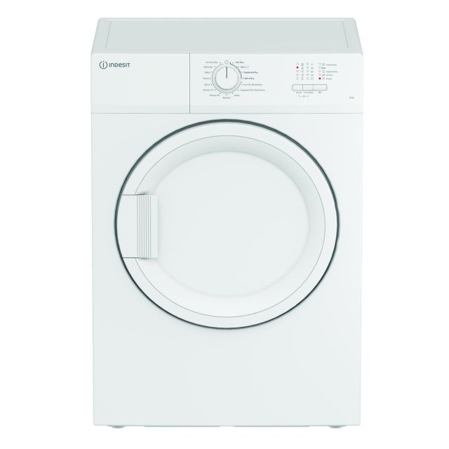 Indesit CYDA81WWGLUK 8kg Vented Tumble Dryer - White