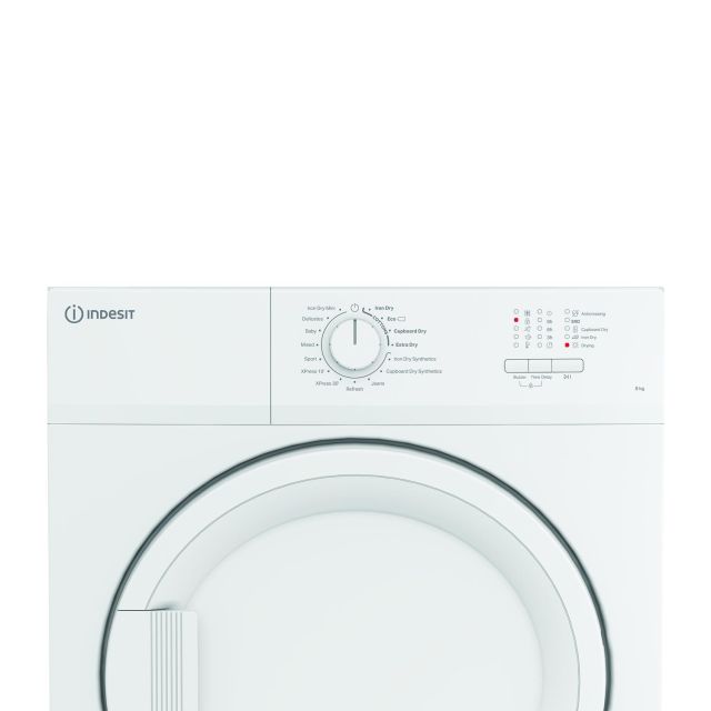 Indesit CYDA81WWGLUK 8kg Vented Tumble Dryer - White