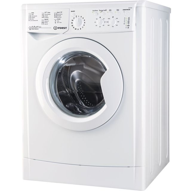 INDESIT IWC71252 7kg 1200 Spin Washing Machine - White 