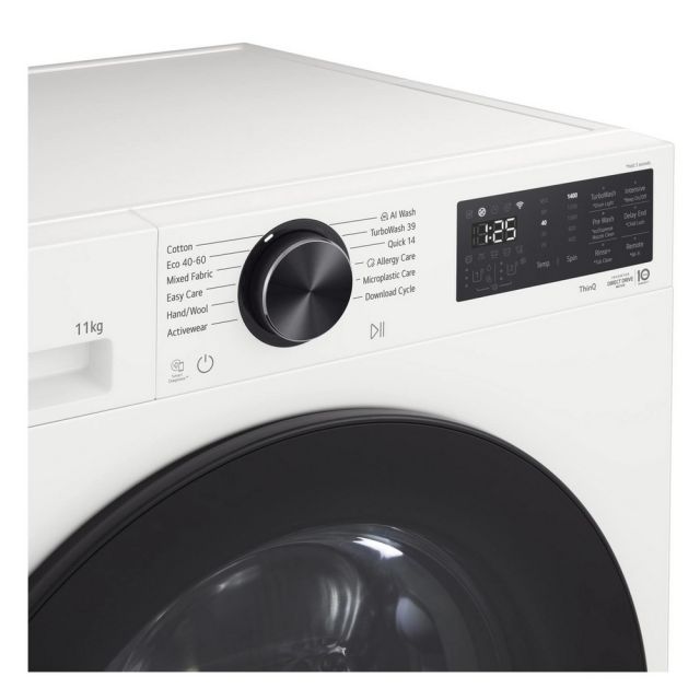 Lg F4X5011TWB 11kg 1400 Spin Washing Machine - White