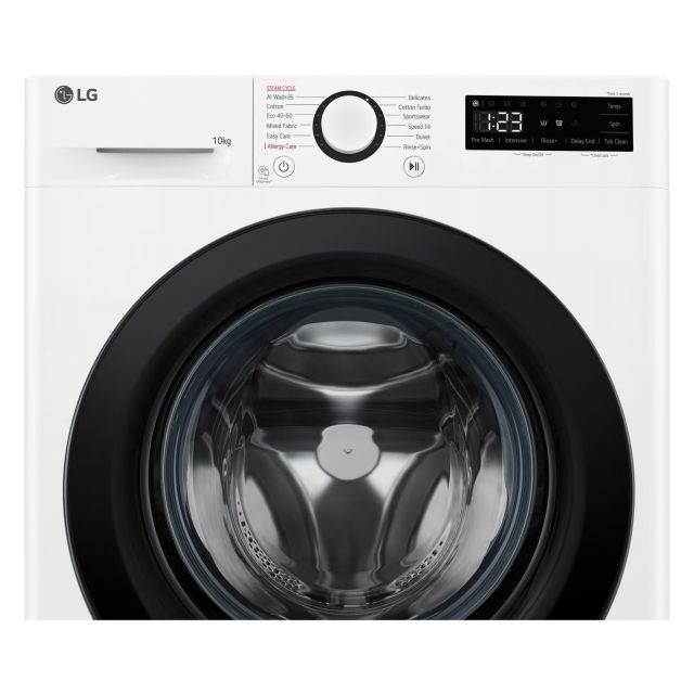 LG F4Y510WBLN 10kg 1400 Spin Washing Machine - White