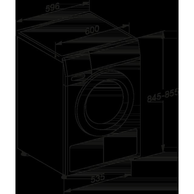 Miele TEC645 WP 8kg Tumble Dryer - White