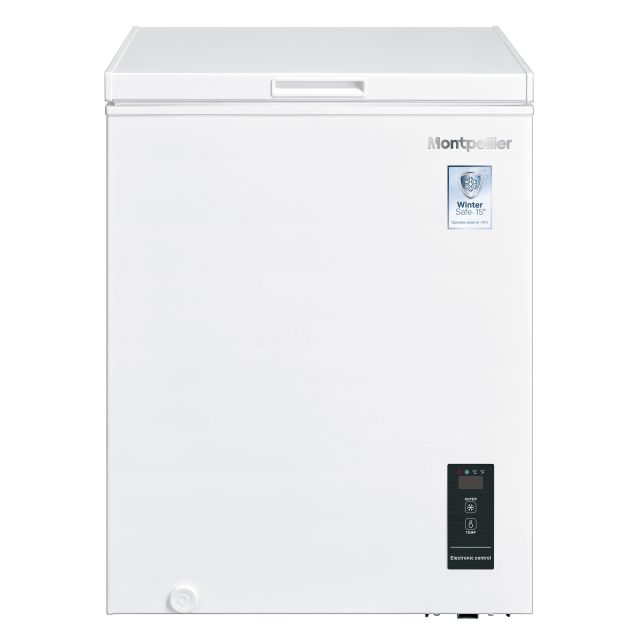 Montpellier MCF100WLED - 99 Litre Chest Freezer