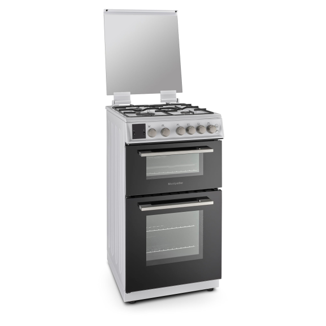 Montpellier MDOG50LW 50Cm  Double Oven Gas Cooker
