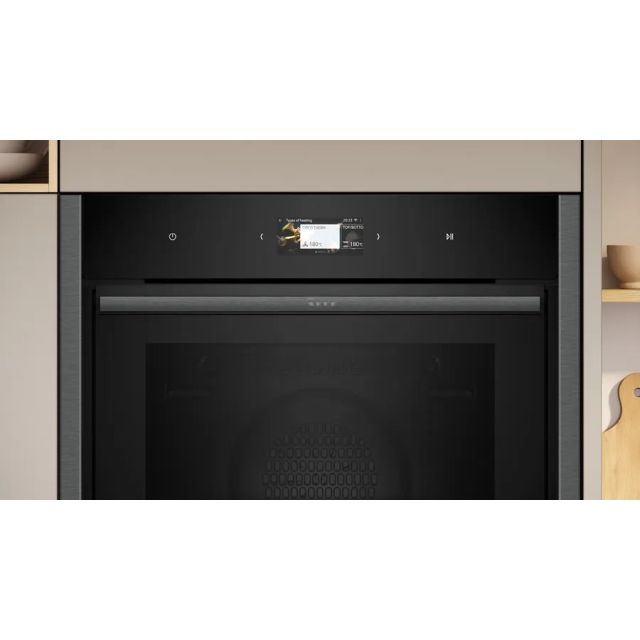 NEFF B64CS71G0B 59.6cm Built In Electric Single Oven - Graphite