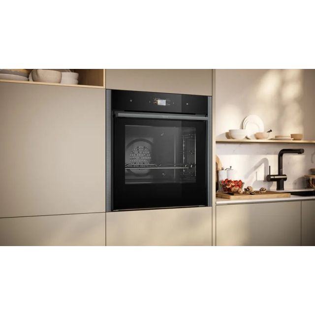NEFF B64CS71G0B 59.6cm Built In Electric Single Oven - Graphite