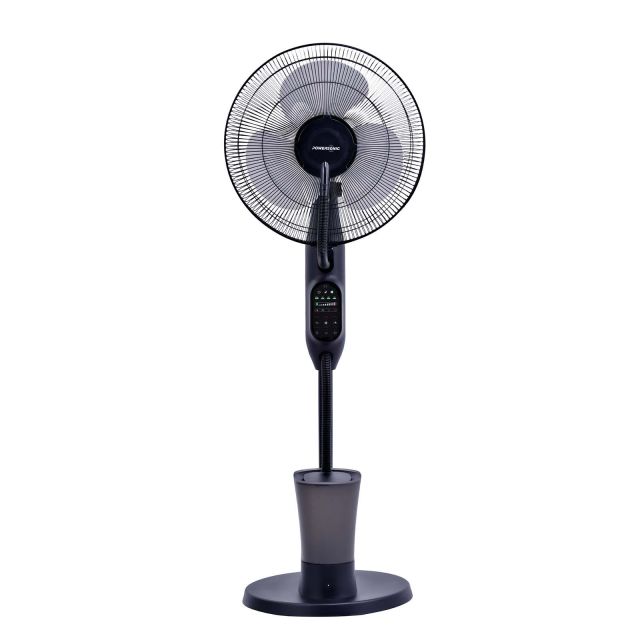 Powersonic PWRHT505 Powersonic Pedestal Oscillating Misting Fan - 3 Speed
