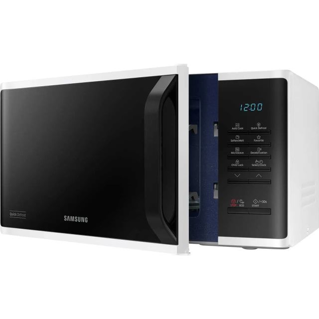 Samsung MS23K3513AW Solo Microwave Oven with Triple Distribution System - White