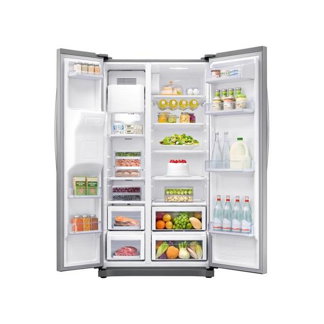 Samsung RS50N3513SL  American Style Fridge Freezer - Stainless Steel Effect