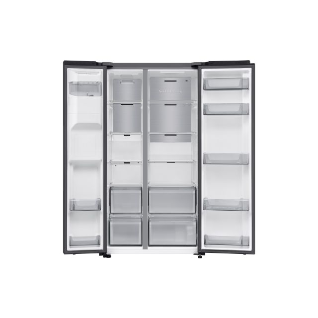 Samsung RS70F66KCFEU 91cm Side by Side American Fridge Freezer - Black