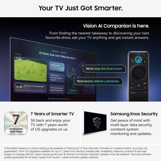 Samsung UE55M70HAKXXU 55inch 4K Mini LED Smart TV