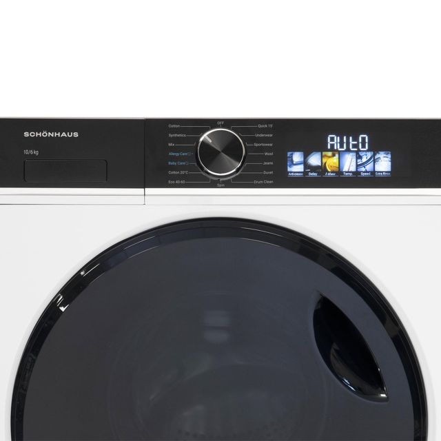 Schonhaus WDSF0110614AW 10kg/6kg 1400 Spin Washer Dryer - White