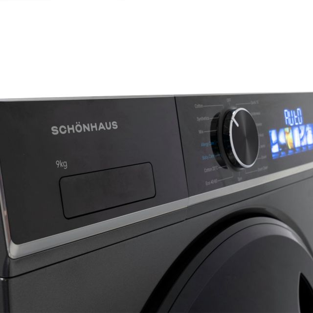 Schonhaus WMSF01914AG 9kg 1400 Spin Washing Machine - Graphite