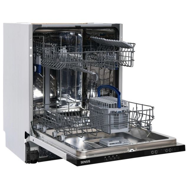 Sensis DWBI0213FSDWA Integrated Dishwasher - White - 13 Place Settings