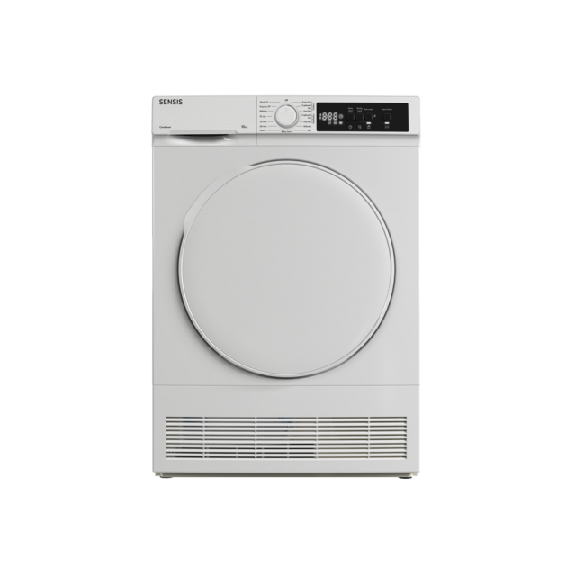 Sensis TDCF0110BW 10kg White Condenser Tumble Dryer