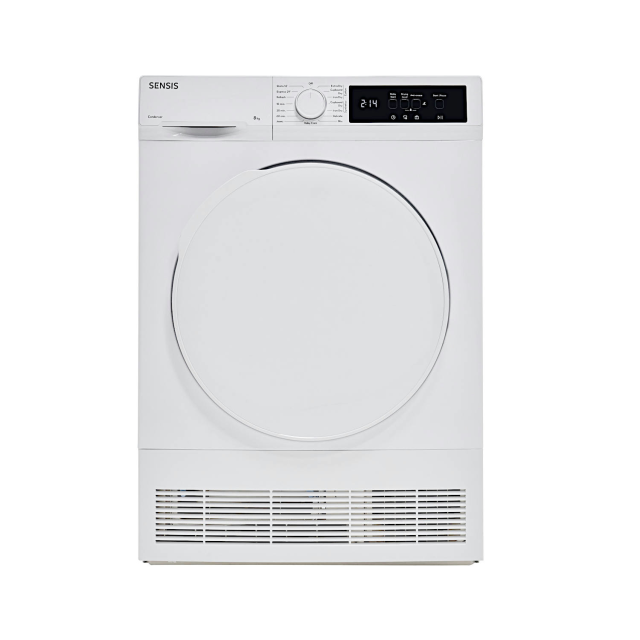 Sensis TDCF018BW 8kg Condenser Tumble Dryer - White