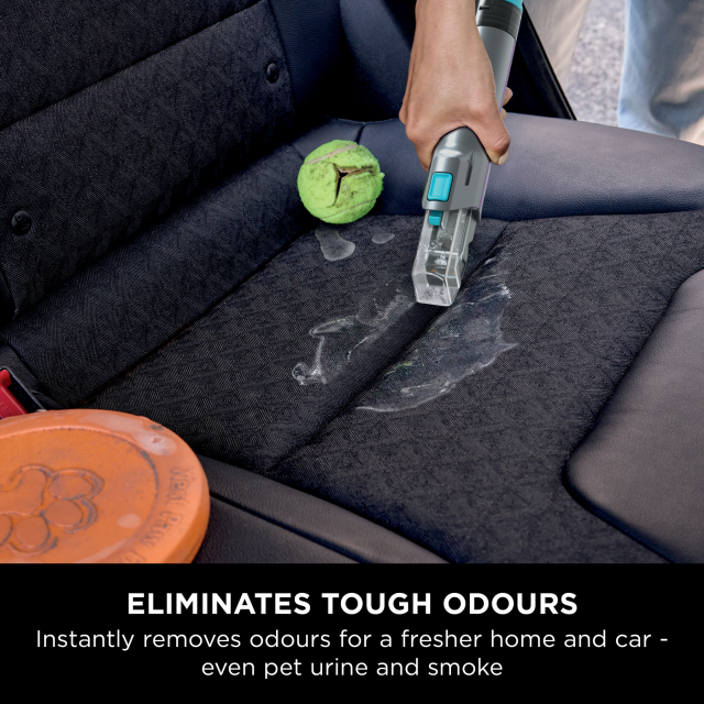 Shark PX250UKT StainStriker HairPro Pet Stain & Spot Cleaner - Dark Silver & Force Fuchsia