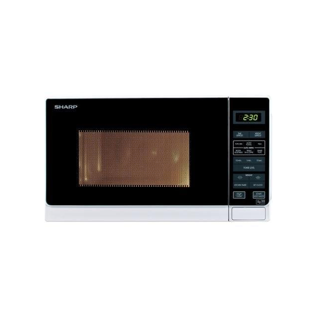 Sharp R272WM 20 Litre Solo Microwave - White