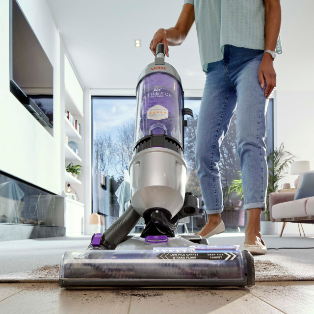 VAX U85-AS-PME Air Stretch Pet Max Vacuum Cleaner - Silver & Purple