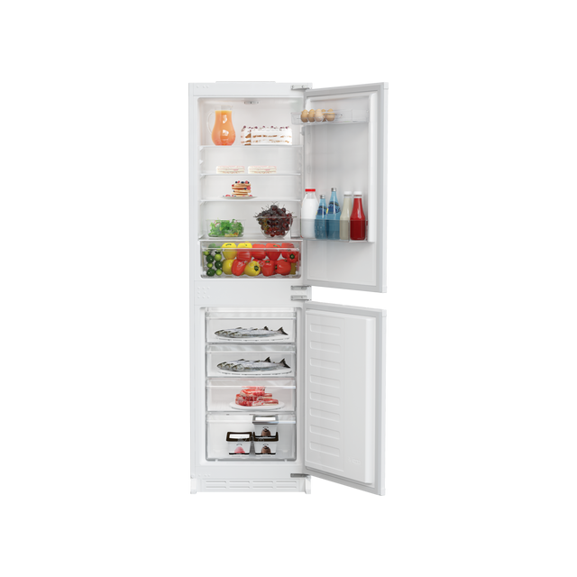 Zenith ZICSD355 54cm Integrated Fridge Freezer - White - Static