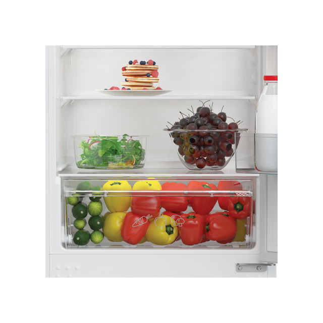 Zenith ZICSD355 54cm Integrated Fridge Freezer - White - Static
