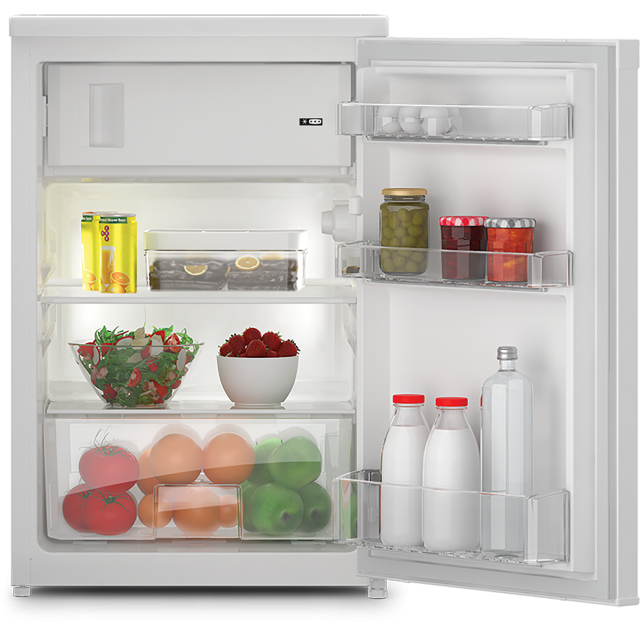 Zenith ZRS4584W 54Cm Under Counter Fridge With 4 Start Freezer - White