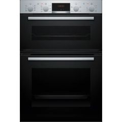 Bosch MBA533BS3B Series 4, 60cm Built In Double Oven - Stainless Steel
