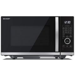 Sharp YC-QC254AU-B 25 Litres Flatbed Convection Oven Microwave With Grill - Black